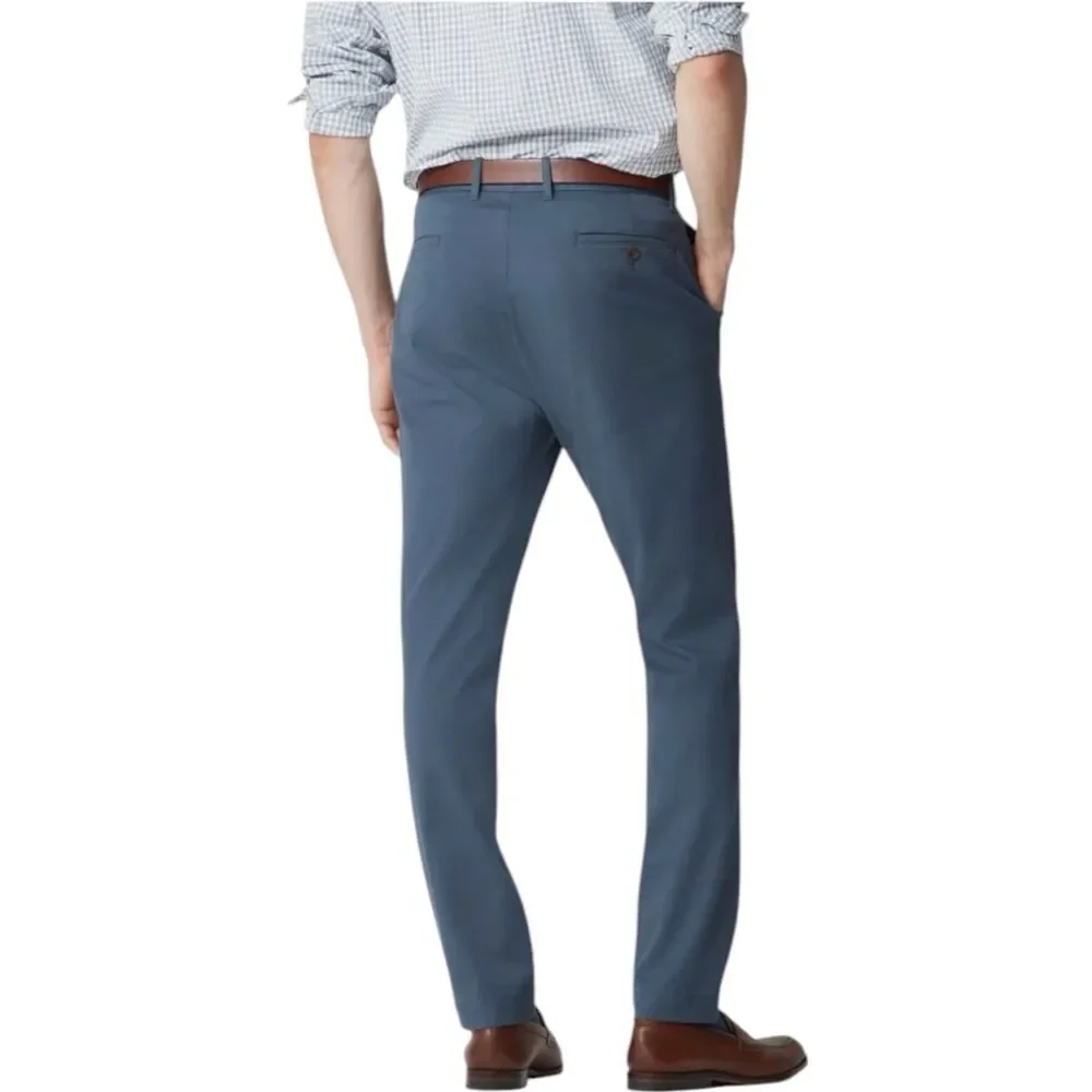J Crew Pants Mens 36x34 Legacy Blue Athletic Slim Chino Casual Office CO401 NWT